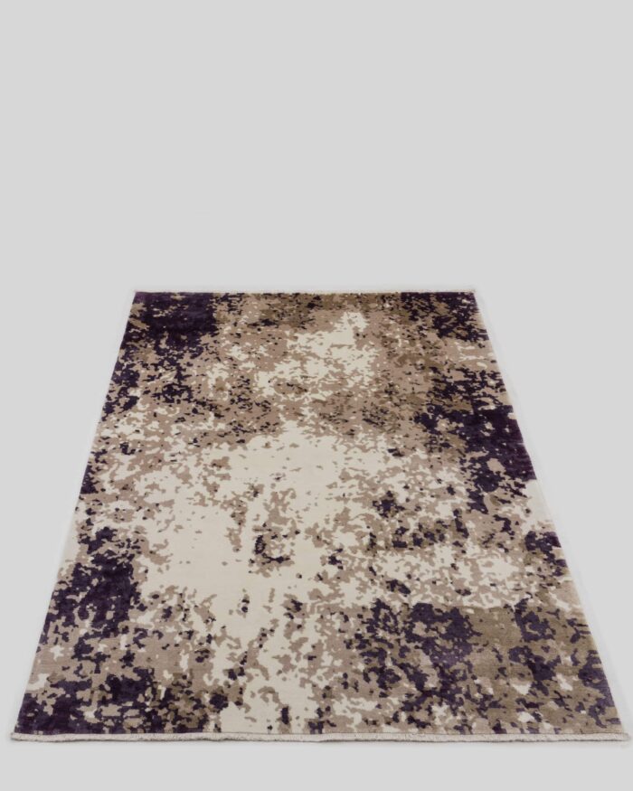 שטיח אמבר בצבע סגול בז