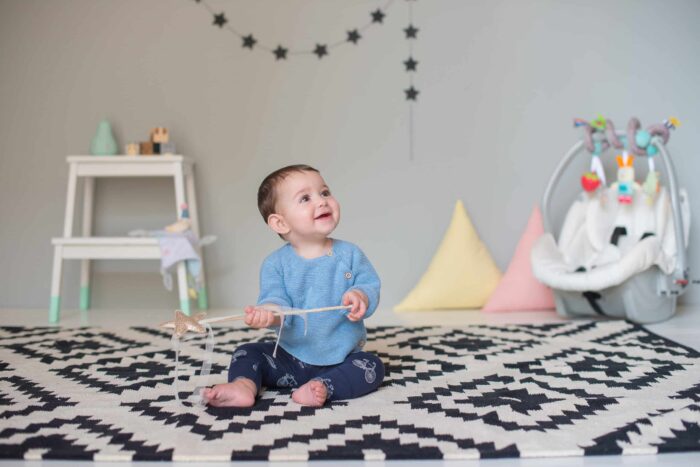 שטיח ברלין שחור לחדר ילדים