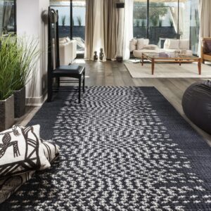 שטיח אלקטרה - אפור שחור