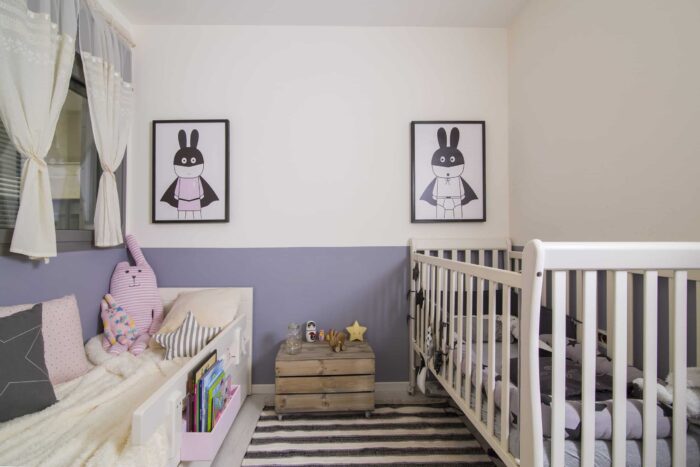 שטיח גלי לחדר תינוקות וילדים