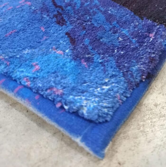 שטיח ללה כחול פינה