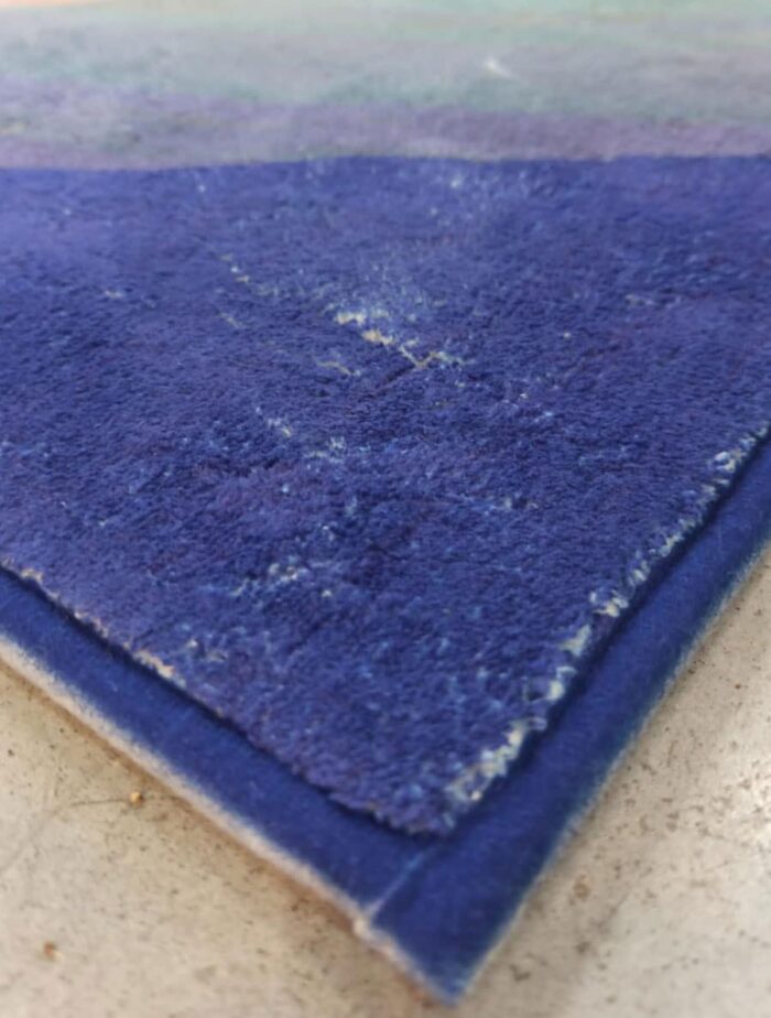 שטיח וורטקס כחול חום פינה